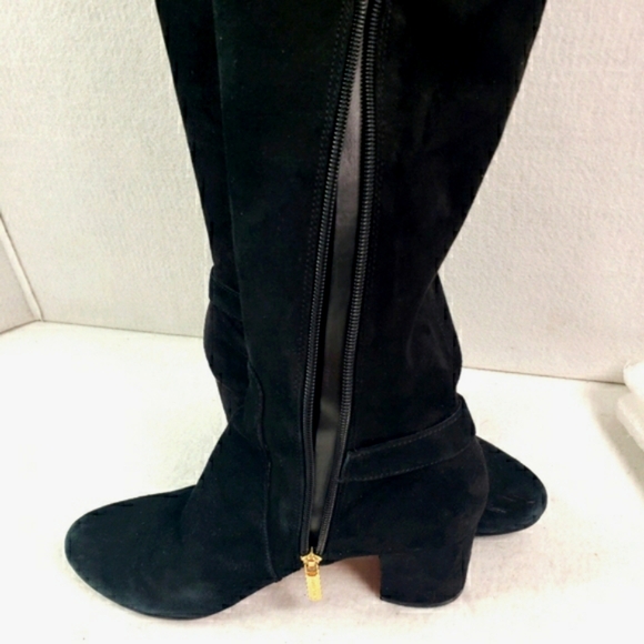 Karl Lagerfeld Paris 'Cami' Knee High Suede Boots - size 7 Women's - Picture 8 of 16